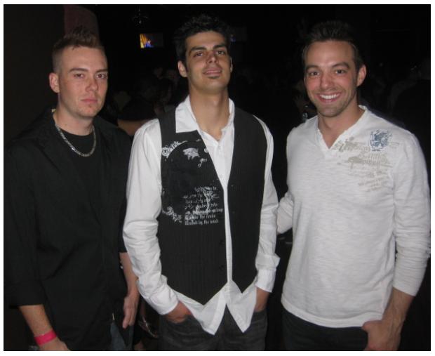 The guys, clubbin in Hollywood, CA.