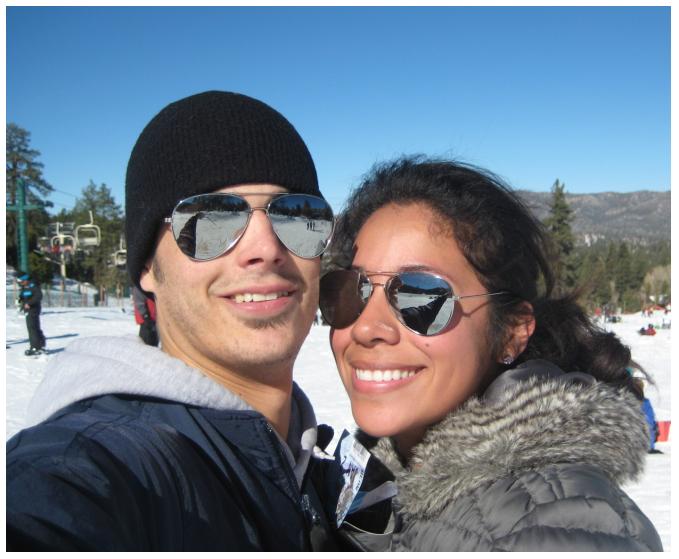 Rocio and I in Big Bear.