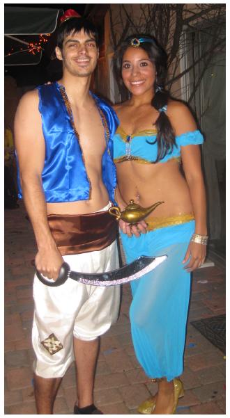 Me and Rocio as Aladin and Jasmin for Halloween 2010.