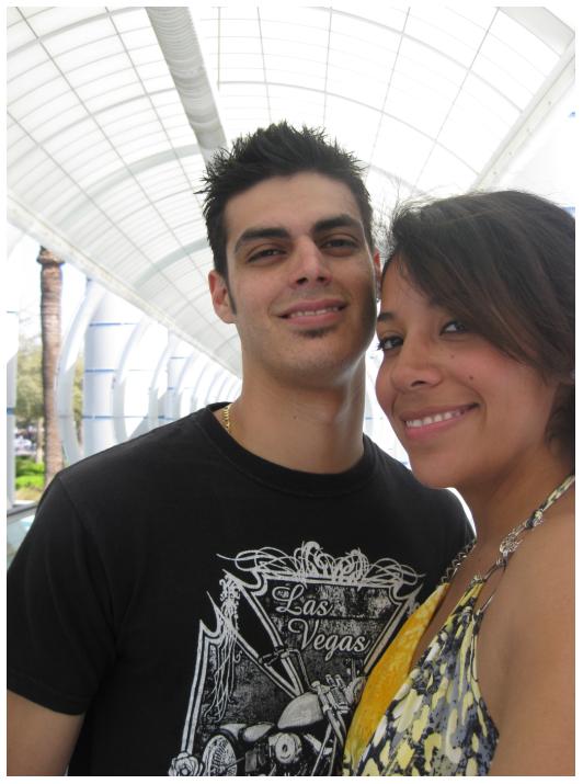 Me and my baby entering Bally's Casino to make our college basketball bets.