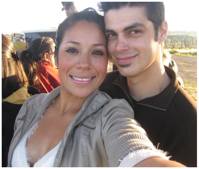 Rocio took a good picture of us in the basket just before we took off.